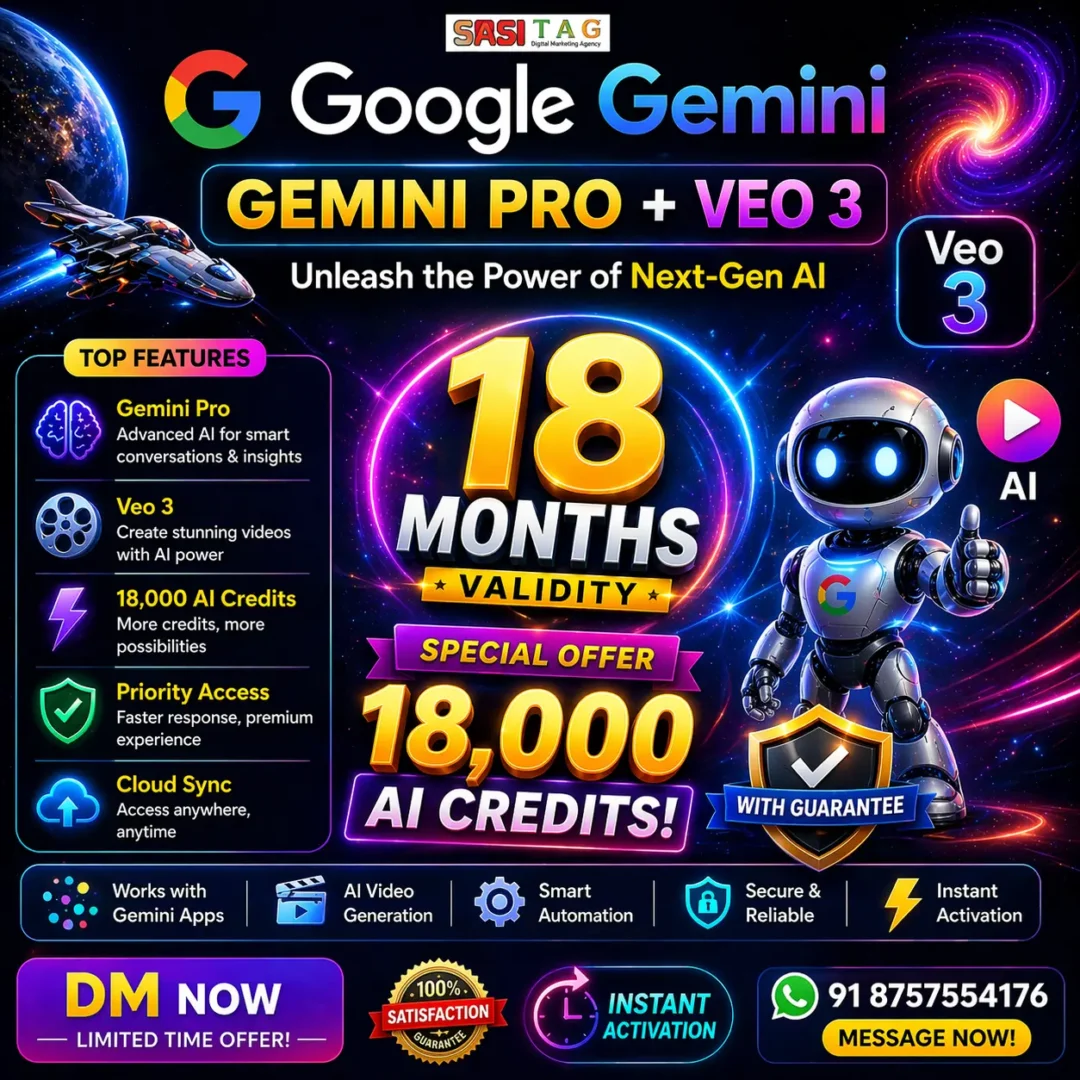 Google Gemini Pro AI + Veo3